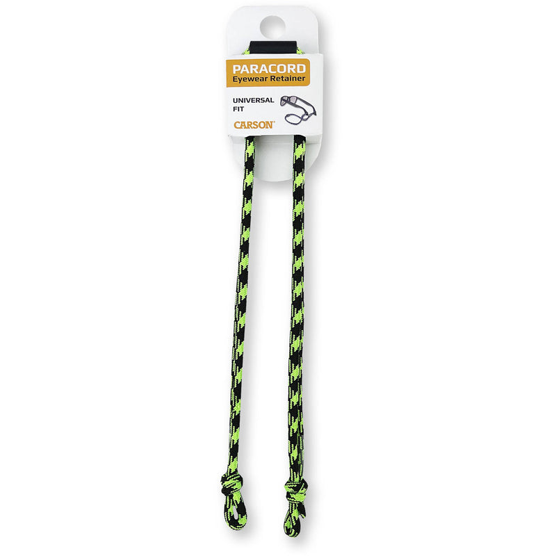 Carson Paracord Eyewear Retainers (Green / Black)