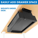 Mount-It! Under Desk Pull-Out Drawer Kit with Shelf