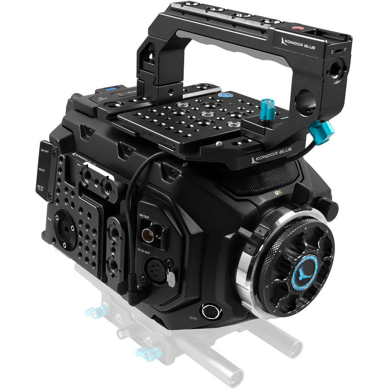 Kondor Blue Camera Cage & Remote Trigger Top Handle for URSA Mini 12K/4.6K/4K (Raven Black)