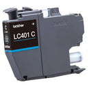 Brother Genuine LC401 Standard Yield Cyan Ink Cartridge