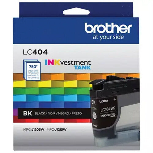 Brother Genuine LC404 INKvestment Tank Standard Yield Black Ink Cartridge