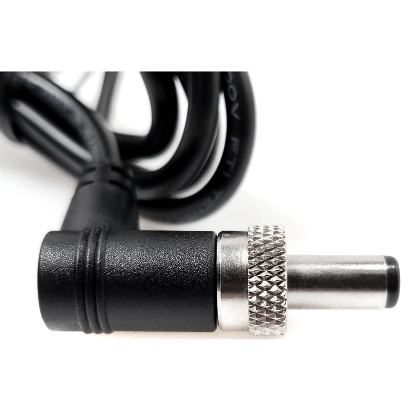 ikan D-Tap to 2.5mm Threaded Right-Angle DC Power Cable (28")