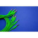 Cre8audio Nazca Noodles Eurorack-Style Patch Cables (Groovy Green, 5-Pack, 5.9")