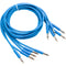 Cre8audio Nazca Noodles Eurorack-Style Patch Cables (Baby Blue, 5-Pack, 5.9")