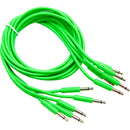 Cre8audio Nazca Noodles Eurorack-Style Patch Cables (Groovy Green, 5-Pack, 3.3')