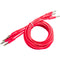 Cre8audio Nazca Noodles Eurorack-Style Patch Cables (Hot Pink, 5-Pack, 5.9")