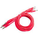 Cre8audio Nazca Noodles Eurorack-Style Patch Cables (Hot Pink, 5-Pack, 9.8")