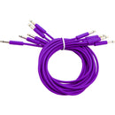 Cre8audio Nazca Noodles Eurorack-Style Patch Cables (Very Violet, 5-Pack, 3.3')