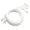 Cre8audio Nazca Noodles Eurorack-Style Patch Cables (White, 5-Pack, 1.6')