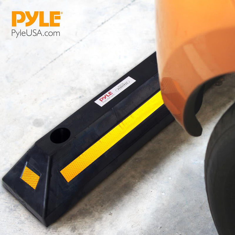 Pyle Pro Vehicle Wheel Stop (4-Pack)