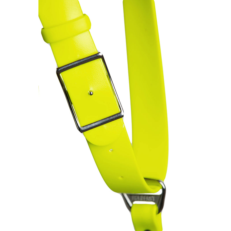 HoldFast Gear Money Maker Solo Vegan Leather Camera Strap (Neon Yellow, Large)