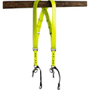 HoldFast Gear Money Maker Solo Vegan Leather Camera Strap (Neon Yellow, Large)