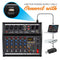 Pyle Pro PMX466 6-Channel Audio Mixer with Built-In FX and USB Interface