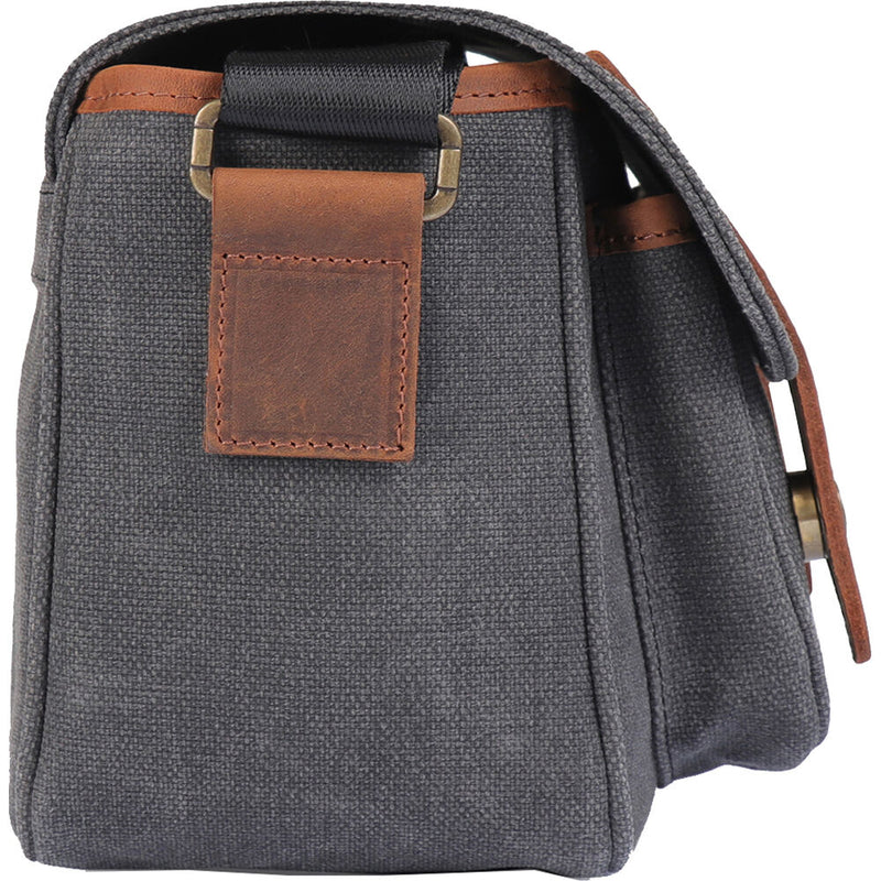 MegaGear Sequoia Canvas Camera Bag (Black-Brown)