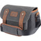 MegaGear Sequoia Canvas Camera Bag (Black-Brown)