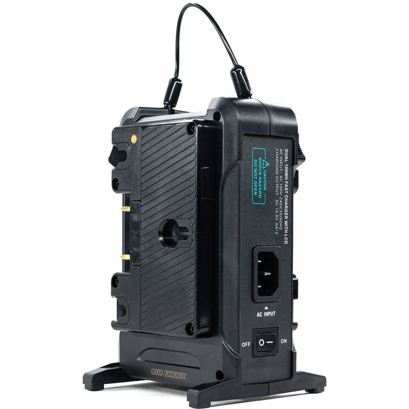 IndiPRO Tools Dual Gold Mount Intelligent Battery Charger