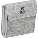 B+W 3-Slot Felt Wallet for 55-82mm Filters