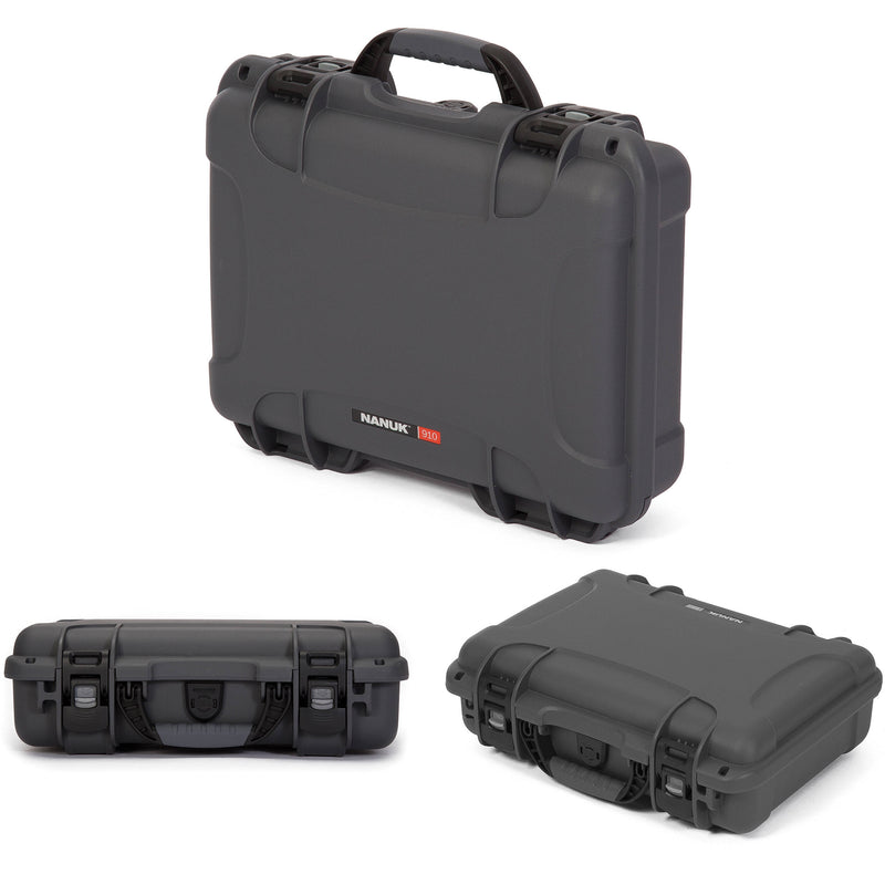 Nanuk 910 Hard Utility Case without Insert (Graphite)