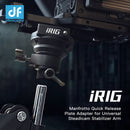 DigitalFoto Solution Limited iRIG Quick Release Plate Adapter for Universal Steadicam Stabilizer Arm