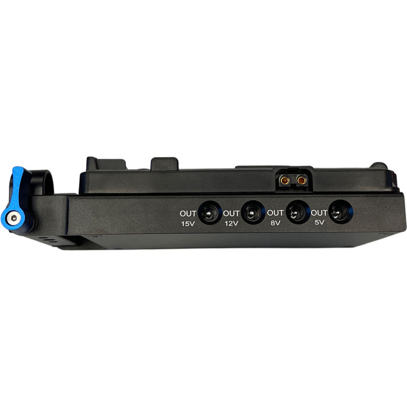 Bescor Multi-Output V-Mount Battery Plate with 15mm LWS Bracket