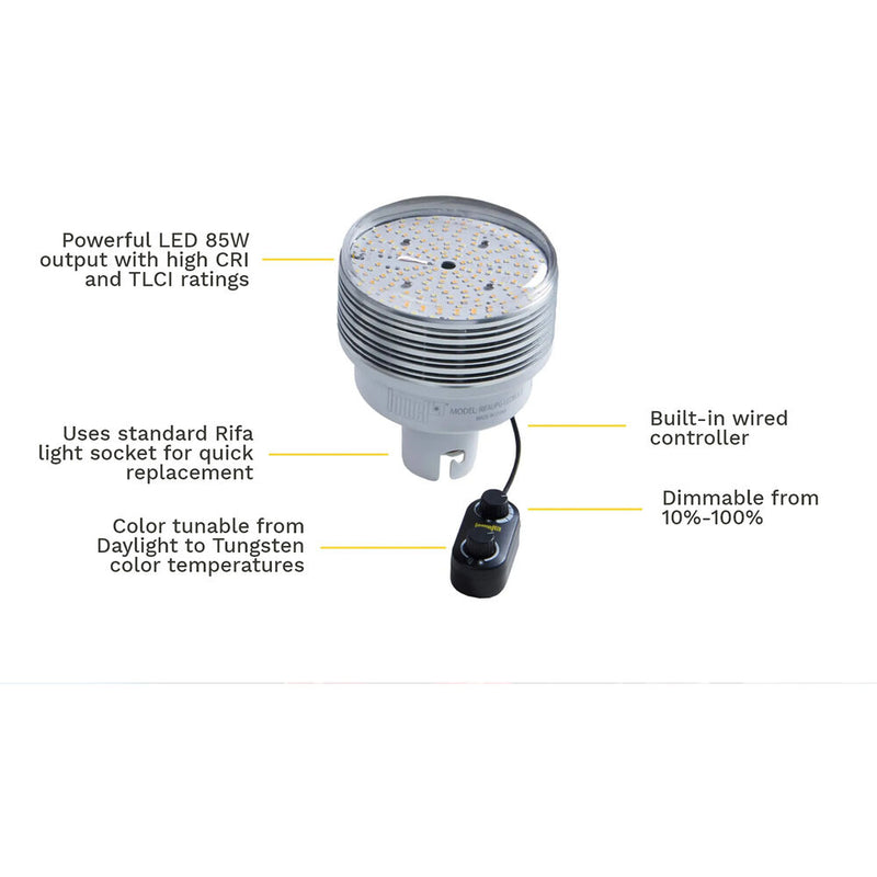 Lowel Rifa LED Upgrade 80W Bulb with Wired Remote