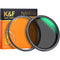 K&F Concept Nano X-Pro Magnetic Variable ND Filter (49mm, 1 to 5-Stop)