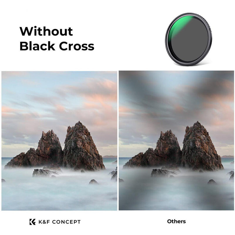 K&F Concept 72mm Nano X-Pro Magnetic ND2-32 (1-5 Stop) Variable Neutral Density Filter