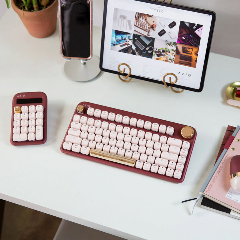 AZIO IZO Wireless Keyboard (Baroque Rose)