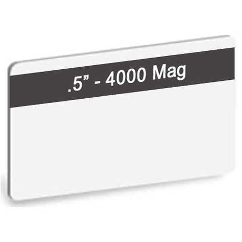 IDC CR-80 Blank PVC Cards with 4000 Oe HiCo Magnetic Stripe (30 mil, 500 Cards)