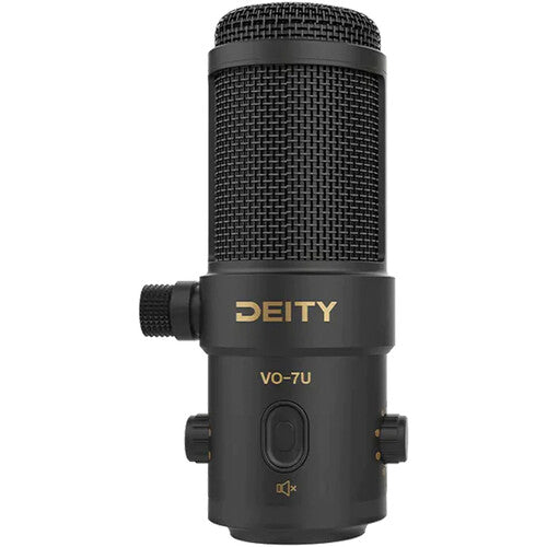 Deity Microphones VO-7U Dynamic Supercardioid USB Streamer Microphone Kit with Boom Arm (Black)