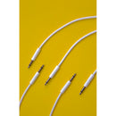 Cre8audio Nazca Noodles Eurorack-Style Patch Cables (White, 5-Pack, 5.9")