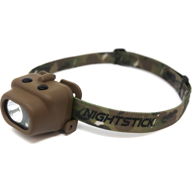 Nightstick NSP-4610C Multi-Function LED Headlamp (Flat Dark Earth with Camo Elastic Headband)