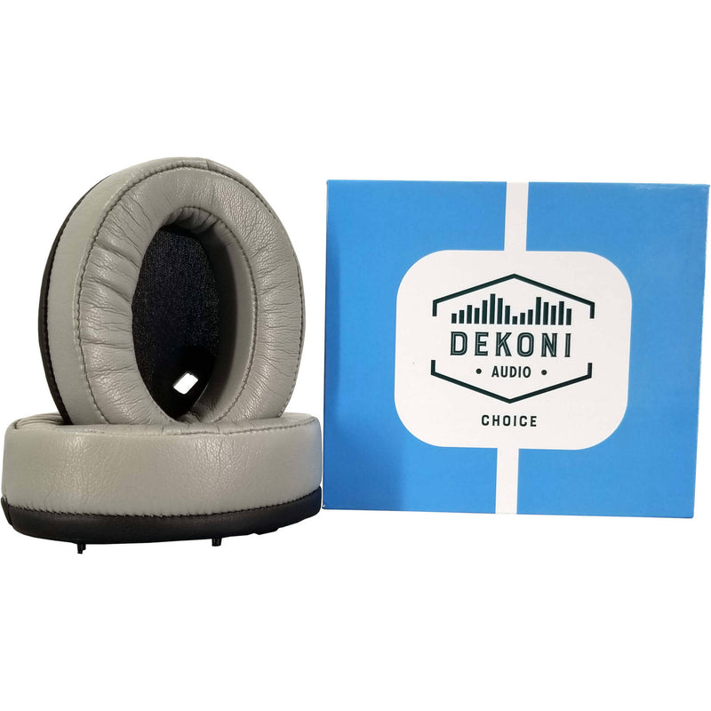 Dekoni Audio Choice Leather Earpads for Sony WH-1000XM4 Headphones (Gray, Pair)
