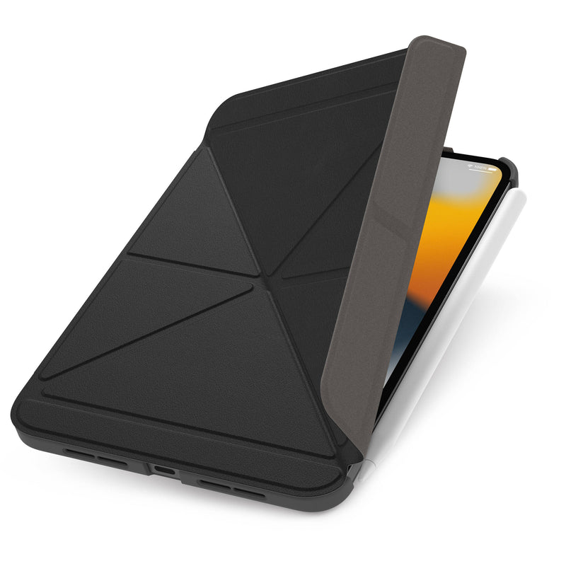 Moshi VersaCover Case with Folding Cover for iPad mini (6th Gen, Charcoal Black)