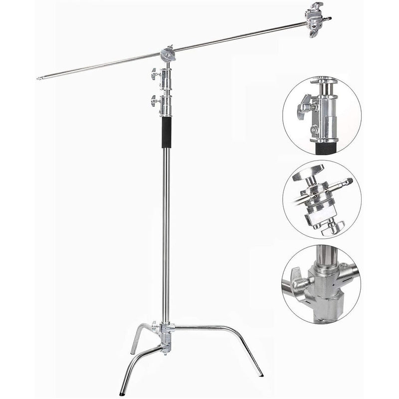 ANDYCINE C-Stand with Arm, Wheels, Sandbags, and Carry Bag (10.8')