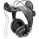 K&M 16310 Headphone Wall Holder (Black)