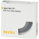 NiSi Black Mist 1/4 Filter for FUJIFILM X100 Cameras (Black)