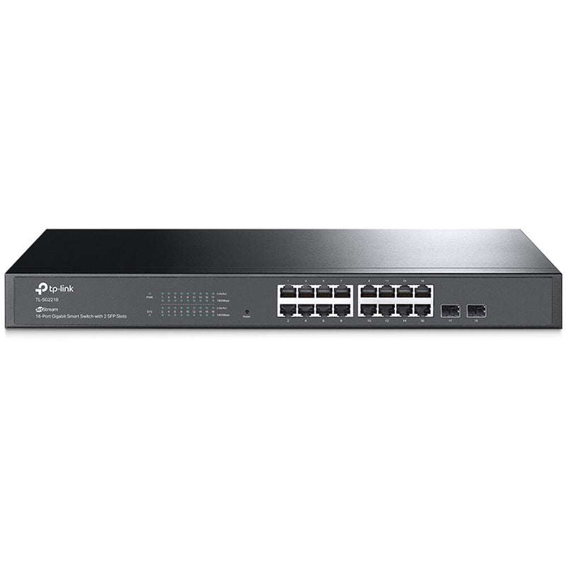 TP-Link JetStream TL-SG2218 16-Port Gigabit Managed Network Switch with SFP