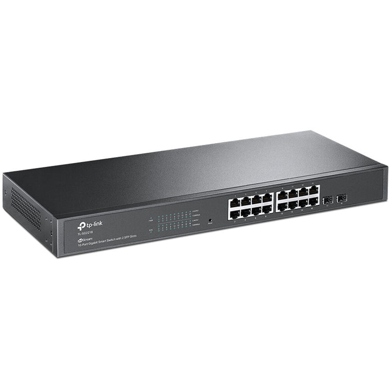 TP-Link JetStream TL-SG2218 16-Port Gigabit Managed Network Switch with SFP