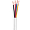 SatMaximum 18 AWG CL2-Rated 4-Conductor Speaker Cable for In-Wall Installation (White, 250')