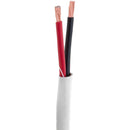 SatMaximum 18 AWG CL2-Rated 2-Conductor Speaker Cable for In-Wall Installation (White, 250')