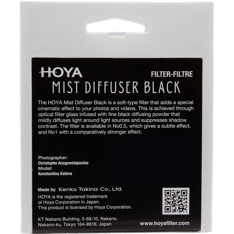 Hoya 52mm Mist Diffuser Black No. 0.5 Filter