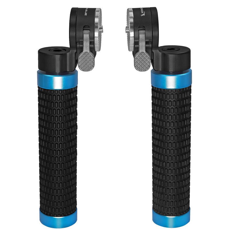 Kondor Blue Quick Release Rosette Handgrip Set (Left and Right, Raven Black)