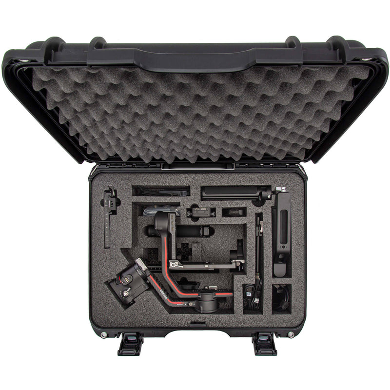 Nanuk Waterproof Hard Case with Custom-Cut Foam Insert for DJI RS 3 and RS 3 Pro Combo (Black)