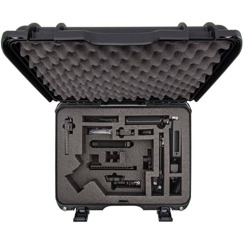 Nanuk Waterproof Hard Case with Custom-Cut Foam Insert for DJI RS 3 and RS 3 Pro Combo (Black)