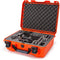 Nanuk Waterproof Hard Case with Custom-Cut Foam Insert for DJI RS 3 and RS 3 Pro Combo (Orange)