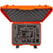 Nanuk Waterproof Hard Case with Custom-Cut Foam Insert for DJI RS 3 and RS 3 Pro Combo (Orange)