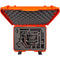 Nanuk Waterproof Hard Case with Custom-Cut Foam Insert for DJI RS 3 and RS 3 Pro Combo (Orange)