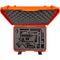 Nanuk Waterproof Hard Case with Custom-Cut Foam Insert for DJI RS 3 and RS 3 Pro Combo (Orange)