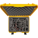 Nanuk Waterproof Hard Case with Custom-Cut Foam Insert for DJI RS 3 and RS 3 Pro Combo (Yellow)